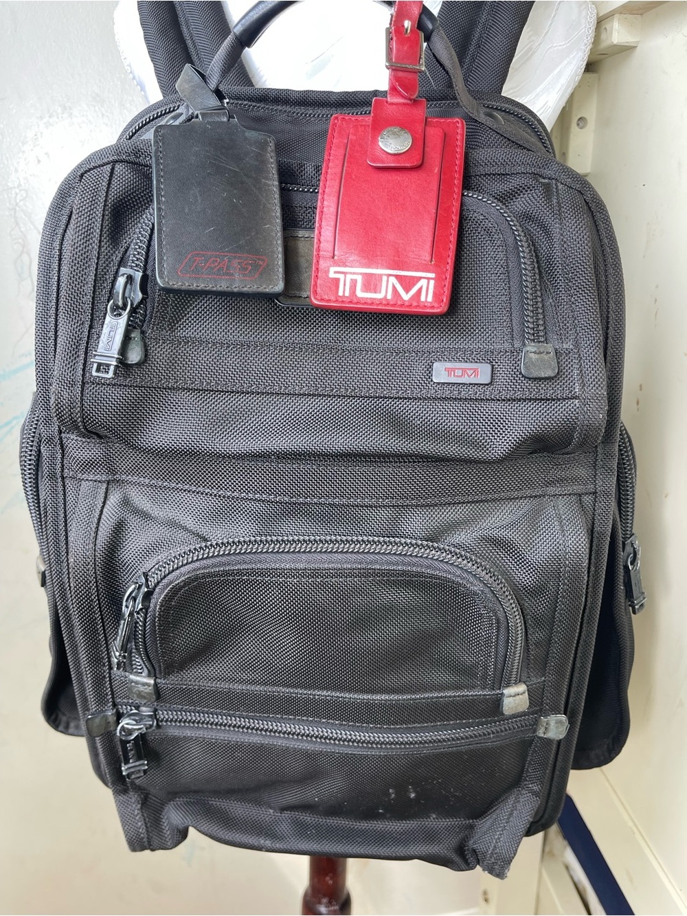 Tumi Alpha T Pass Business Class  laptop Backpack - Picture 2 of 12